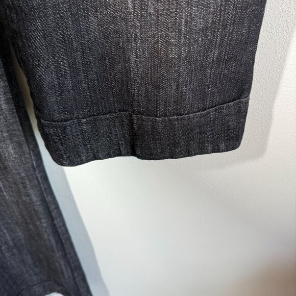 Boom Boom Trouser Jeans Wide Leg Juniors 13 Mid Rise Straight Leg Dark Wash - Picture 6 of 11